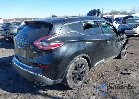 2018 Nissan Murano Sv z USA, uszkodzony, nr VIN 5N1AZ2MH4JN174756